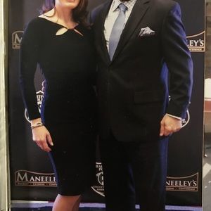 Black cocktail dress